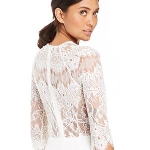 BB Dakota Princeton Lace Dress in White
